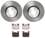 Brembo OE Front Brake Kit (Prem NAO Ceramic Pads/Prem Rotors) - 09-10 Dodge Ram 2500/Ram 3500 by Brembo KT00032-BRE
