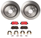 Brembo OE Front Brake Kit (Prem NAO Ceramic Pads/Prem UV Coat Rotors) - 01-07 Ford Escape/05-07 Mercury Mariner by Brembo KT00052-BRE