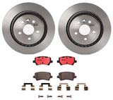 Brembo OE Front Brake Kit (Prem NAO Ceramic Pads/Prem UV Coat Rotors) - 94-99 Buick LeSabre by Brembo KT00070-BRE