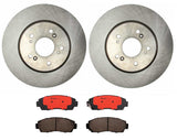 Brembo OE Rear Brake Kit (NAO Brake Pads/Prem UV Coat Rotors) - VW/Audi by Brembo KT00084-BRE