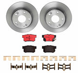 Brembo OE Rear Brake Kit (Prem NAO Ceramic Pads/Prem Rotors) - 06-09 Hyundai Azera by Brembo KT00109-BRE