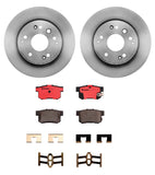 Brembo OE Rear Brake Kit (Prem NAO Ceramic Pads/Prem UV Coat Rotors) - 1997 Acura CL by Brembo KT00110-BRE