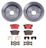Brembo OE Rear Brake Kit (Prem NAO Ceramic Pads/Prem UV Coat Rotors) - 1997 Acura CL by Brembo KT00112-BRE