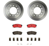 Brembo OE Rear Brake Kit (Prem NAO Ceramic Pads/Prem UV Coat Rotors) - 10-21 Lexus GX460/03-22 Toyota 4Runner by Brembo KT00113-BRE