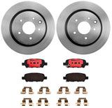 Brembo OE Front Brake Kit (Prem NAO Ceramic Pads/Friction Brake Discs) 09-14 Acura TL/06-11 Honda Ridgeline by Brembo KT00116-BRE