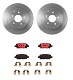 Brembo OE Front Brake Kit (Prem NAO Ceramic Pads/Prem UV Coat Rotors) - 13-16 Mercedes GL350 by Brembo KT00118-BRE