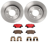 Brembo OE Front Brake Kit (Prem NAO Ceramic Pads/UV Coat Brake Discs) 13-17 Buick Encore/13-16 Cadillac ATS by Brembo KT00135-BRE
