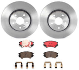 Brembo OE Brake Kit (Prem NAO Ceramic Pads/Prem UV Coat Rotors) - 10-15 Chevy Camero/11-17 Caprice/14-15 Buick Regal by Brembo KT00143-BRE