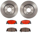 Brembo OE Rear Brake Kit (NAO Brake Pads/Prem UV Coat Rotors) - Audi by Brembo KT00152-BRE