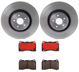 Brembo OE Front Brake Kit (NAO Brake Pads/Prem UV Coat Rotors) - 07-10 Ford Expedition/ Lincoln Navigator by Brembo KT00156-BRE