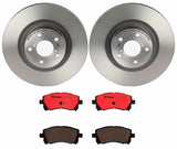 Brembo OE Front Brake Kit (Prem NAO Ceramic Pads/Prem UV Coat Rotors) - 98-02 Subaru Forester/Impreza/97-02 Legacy by Brembo KT00165-BRE