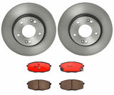 Brembo OE Rear Brake Kit (Prem NAO Ceramic Pads/Prem Rotors) - 95-05 Chrysler Sebring by Brembo KT00188-BRE