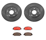 Brembo OE Front Brake Kit (NAO Brake Pads/Prem UV Coat Rotors) - Mercedes by Brembo KT00190-BRE