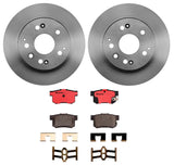 Brembo OE Front Brake Kit (Prem NAO Ceramic Pads/Prem UV Coat Rotors) - Audi by Brembo KT00220-BRE