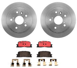 Brembo OE Rear Brake Kit (Prem NAO Ceramic Pads/Prem UV Coat Rotors) - 02-03 Lexus ES300/04-06 ES330/02-06 Toyota Camry by Brembo KT00222-BRE