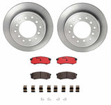 Brembo OE Rear Brake Kit (Prem NAO Ceramic Pads/Prem UV Coat Rotors) - 10-21 Lexus GX460/03-22 Toyota 4Runner by Brembo KT00240-BRE