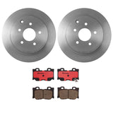 Brembo OE Rear Brake Kit (NAO Brake Pads/Prem UV Coat Rotors) - 07-10 Kia Rondo by Brembo KT00261-BRE
