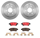 Brembo OE Front Brake Kit (Prem NAO Ceramic Pads/Prem UV Coat Rotors) - 11-15 Honda CR-Z/09-13 Fit/15-20 Fit by Brembo KT00248-BRE