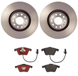 Brembo OE Rear Brake Kit (Prem NAO Ceramic Pads/Prem UV Coat Rotors) - 2003 Saab 9-3 by Brembo KT00294-BRE