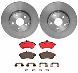 Brembo OE Front Brake Kit (Prem NAO Ceramic Pads/Prem UV Coat Rotors) - Mercedes by Brembo KT00311-BRE