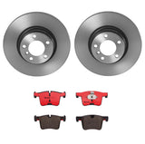 Brembo OE Front Brake Kit (Prem NAO Ceramic Pads/Prem UV Coat Rotors) - BMW by Brembo KT00321-BRE