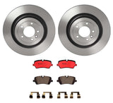 Brembo OE Rear Brake Kit (Prem NAO Ceramic Pads/Prem UV Coat Rotors) - 2020 Land Rover Defender 110/17-20 Disco by Brembo KT00370-BRE