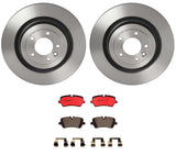 Brembo OE Rear Brake Kit (Prem NAO Ceramic Pads/Prem UV Coat Rotors) - 2020 Land Rover Defender 110/17-20 Disco by Brembo KT00371-BRE