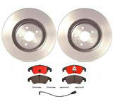 Brembo OE Front Brake Kit (Prem NAO Ceramic Pads/Prem UV Coat Rotors) - Audi by Brembo KT00429-BRE