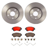 Brembo OE Front Brake Kit (Prem NAO Ceramic Pads/Prem UV Coat Rotors) - 94-96 Lexus ES300 by Brembo KT00456-BRE