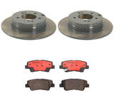 Brembo OE Rear Brake Kit (Prem NAO Ceramic Pads/Prem UV Coat Rotors) - 2010 Hyundai Elantra/09-10 Sonata/10-13 Kia Soul by Brembo KT00473-BRE
