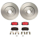 Brembo OE Front Brake Kit (Prem NAO Ceramic Pads/Prem UV Coat Rotors) - 07-09 RX350/06-08 RX400h/06-07 Toyota Highlander by Brembo KT00474-BRE