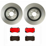 Brembo OE Rear Brake Kit (Prem NAO Ceramic Pads/Prem UV Coat Rotors) - 08-20 Dodge Challenger/07-10 Jeep Grand Cherokee by Brembo KT00511-BRE