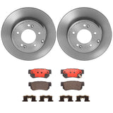 Brembo OE Rear Brake Kit (Prem NAO Ceramic Pads/Prem UV Coat Rotors) - 06-09 Hyundai Azera by Brembo KT00515-BRE