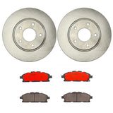 Brembo OE Front Brake Kit (Prem NAO Ceramic Pads/Prem UV Coat Rotors) - 11-17 Nissan Quest by Brembo KT00522-BRE