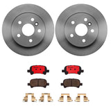 Brembo OE Rear Brake Kit (Prem NAO Ceramic Pads/Prem Rotors) - 00-07 Toyota Avalon/00-06 Camry/01-08 Solara by Brembo KT00526-BRE