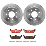 Brembo OE Rear Brake Kit (Prem NAO Ceramic Pads/Prem UV Coat Rotors) - 04-12 Ford F-150/06-08 Lincoln Mark LT by Brembo KT00530-BRE