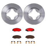 Brembo OE Front Brake Kit (Prem NAO Ceramic Pads/Prem Rotors) - 97-99 Acura CL/90-97 Honda Accord/99-02 Accord by Brembo KT00536-BRE