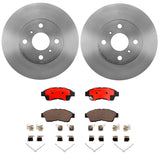 Brembo OE Front Brake Kit (Prem NAO Ceramic Pads/Prem UV Coat Rotors) - 92-93 Lexus ES300/91-00 Camry/93-97 Corolla by Brembo KT00546-BRE