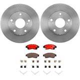 Brembo OE Front Brake Kit (Prem NAO Ceramic Pads/Prem UV Coat Rotors) - 92-93 Lexus ES300/91-00 Camry/93-97 Corolla by Brembo KT00553-BRE
