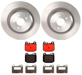 Brembo OE Rear Brake Kit (Prem NAO Ceramic Pads/Prem UV Coat Rotors) - 00-03 Mercedes ML55 AMG/00-01 ML430 by Brembo KT00560-BRE