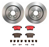 Brembo OE Rear Brake Kit (Prem NAO Ceramic Pads/Prem UV Coat Rotors) - 05-07 Ford Five Hundred by Brembo KT00577-BRE