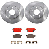 Brembo OE Front Brake Kit (Prem NAO Ceramic Pads/Prem UV Coat Rotors) - 13-17 Buick Encore/13-16 Cadillac ATS by Brembo KT00644-BRE