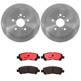 Brembo OE Rear Brake Kit (Prem NAO Ceramic Pads/Prem UV Coat Rotors) - 08-13 Toyota Highlander by Brembo KT00650-BRE