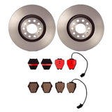 Brembo OE Front Brake Kit (Prem NAO Ceramic Pads/Prem UV Coat Rotors) - Audi by Brembo KT00729-BRE