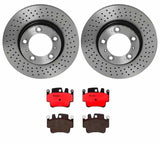 Brembo OE Front Brake Kit (Prem NAO Ceramic Pads/Prem UV Coat Rotors) - Porsche by Brembo KT00732-BRE