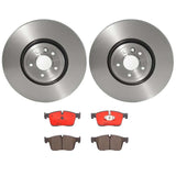 Brembo OE Front Brake Kit (Prem NAO Ceramic Pads/Prem UV Coat Rotors) - 17-20 Jaguar F-Pace/19-20 I-Pace/17-20 XE/16-20 XF Fr by Brembo KT00820-BRE