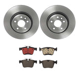 Brembo OE Rear Brake Kit (Prem NAO Ceramic Pads/Prem UV Coat Rotors) - 2018 Jaguar E-Pace/17-19 F-Pace/16-21 Volvo XC90 by Brembo KT00821-BRE
