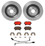 Brembo OE Rear Brake Kit (Prem NAO Ceramic Pads/Prem UV Coat Rotors) - 15-18 Audi A8 Quattro by Brembo KT00822-BRE