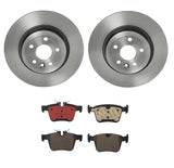 Brembo OE Rear Brake Kit (Prem NAO Ceramic Pads/Prem UV Coat Rotors) - 2018 Jaguar E-Pace/17-19 F-Pace/16-21 Volvo XC90 by Brembo KT00823-BRE