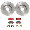 Brembo OE Front Brake Kit with Ceramic Pads 12-20 Hyundai Accent/12-19 Kia Rio (256mm)